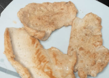 Bifes de peru à moda da avó