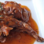 Coelho frito à alentejana