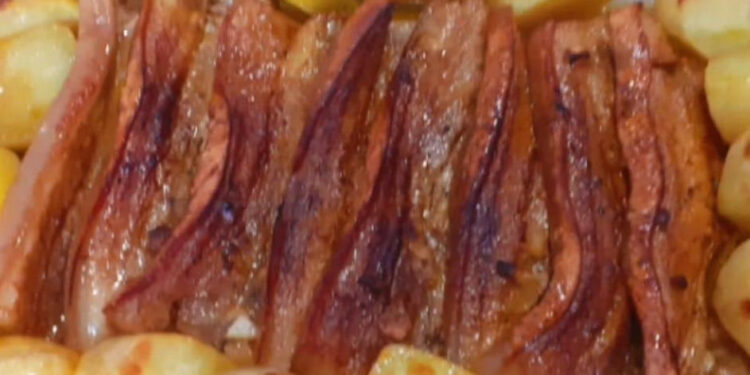 Entremeada assada no forno à alentejana