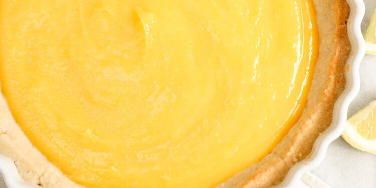 Tarte de limão caseira