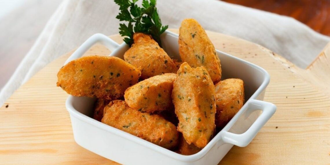 Bolinhos de bacalhau caseiros