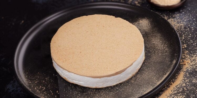 Tarte de natas com bolacha