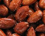 Amêndoas caramelizadas no microondas