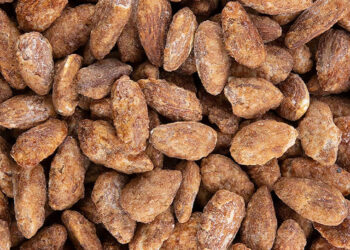 Amêndoas de Páscoa no forno