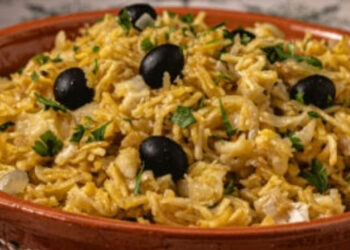 Bacalhau à Brás com alheira