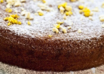 Bolo de amêndoa para a Páscoa