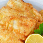 Filetes de pescada estaladiços com limão