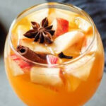 Sangria de vinho branco com fruta