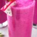 Sumo de pitaya com laranja