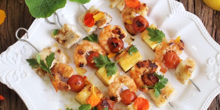 Espetada de tamboril