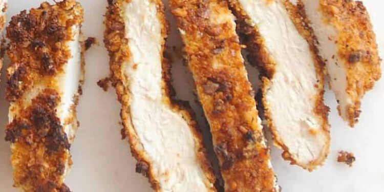 Peito de frango crocante na airfryer