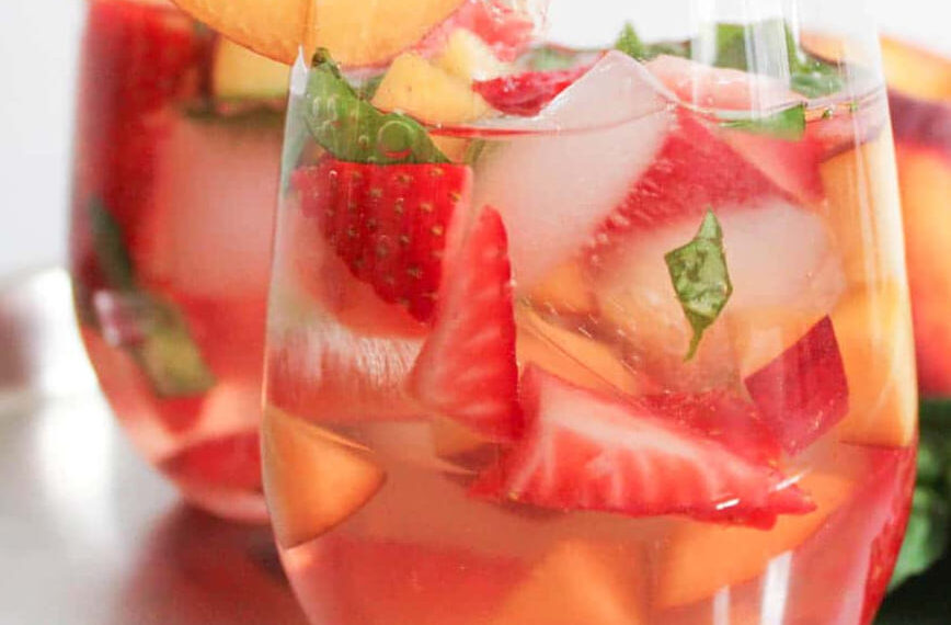 Sangria de rosé