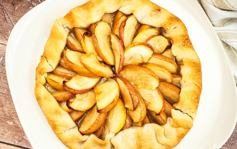 Tarte de maçã rústica