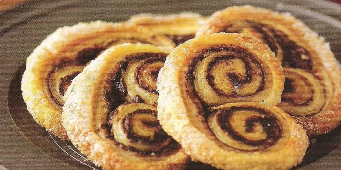 Palmiers de chocolate