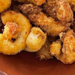 Tiras de pota na air fryer