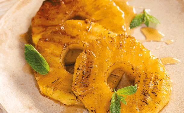 Abacaxi grelhado na air fryer