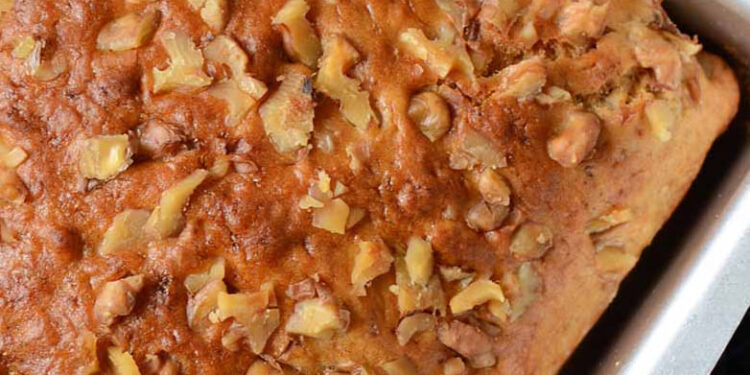 Bolo de banana fofinho na airfryer