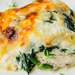 Empadão de frango com espinafres