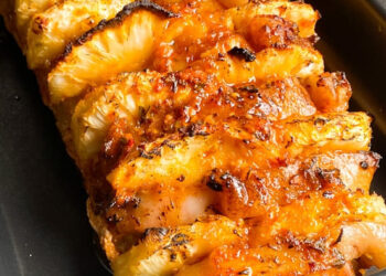 Lombo de porco com ananás