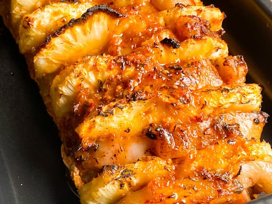 Lombo de porco com ananás