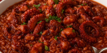 Arroz de polvo cremoso