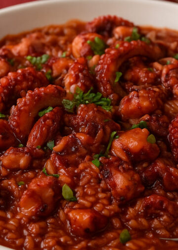 Arroz de polvo cremoso