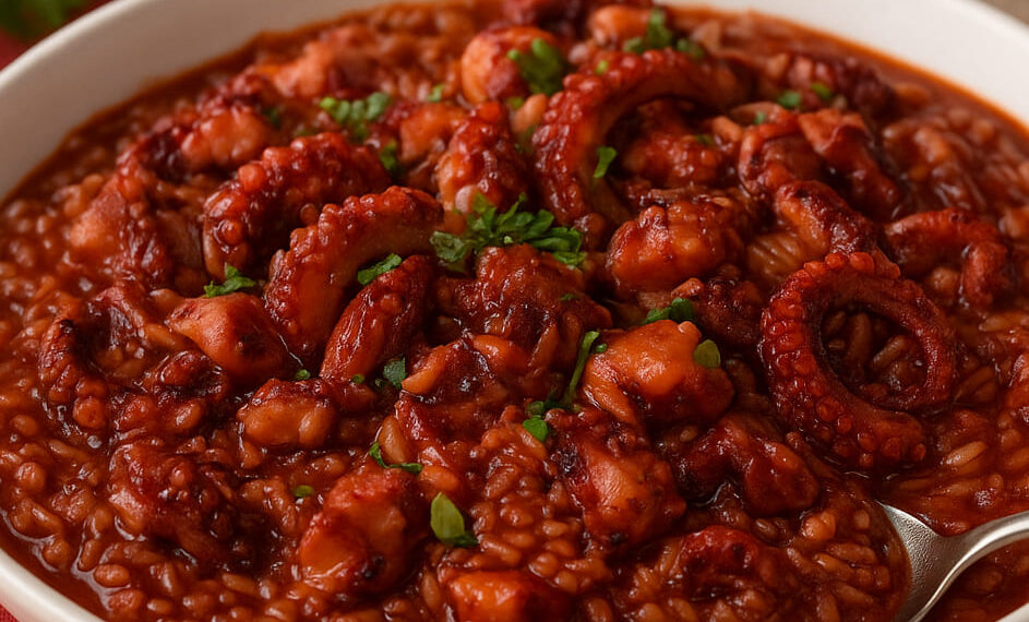 Arroz de polvo cremoso