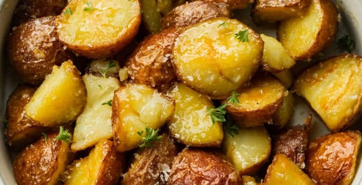 Batatinhas com mel e alecrim na air fryer