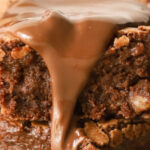 Brownie de avelã e laranja com toffee salgado