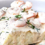 Lombinhos de pescada com camarão