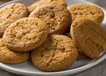 Bolachinhas de Natal com gengibre e mel