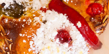 Bolo-rei mini na air fryer