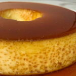 Pudim de leite condensado com tangerina e mel