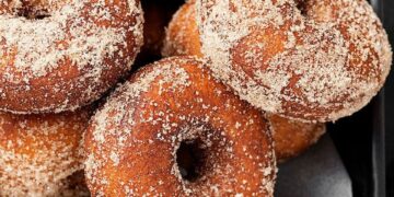 Donuts de iogurte na air fryer