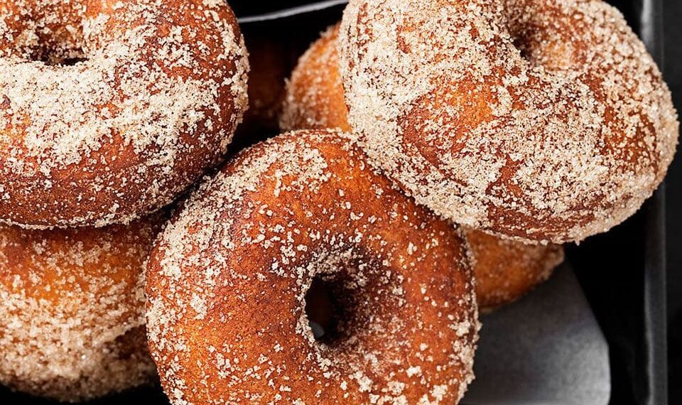 Donuts de iogurte na air fryer