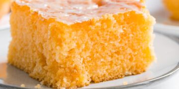 Bolo húmido de laranja na air fryer