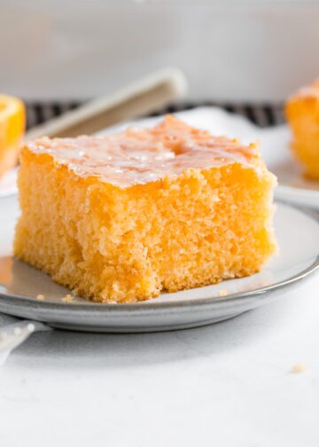 Bolo húmido de laranja na air fryer