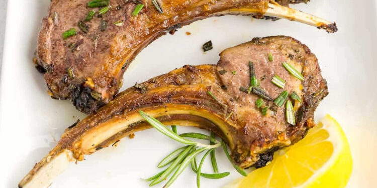 Cabrito dourado na air fryer