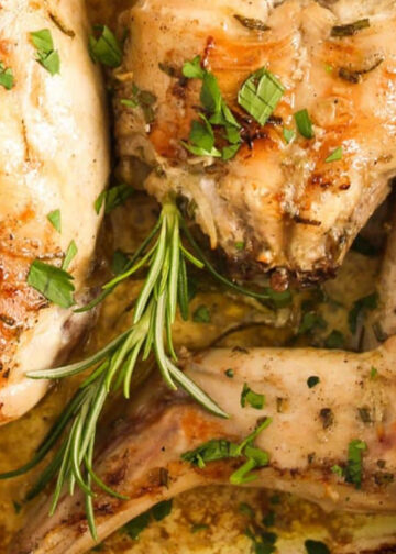 Coelho crocante na air fryer