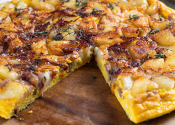 Frittata de sobras na air fryer