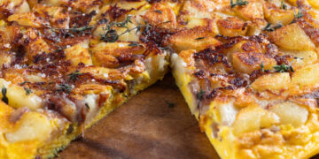 Frittata de sobras na air fryer