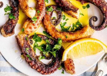 Polvo crocante na air fryer