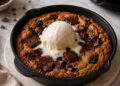 Cookie skillet de chocolate na air fryer