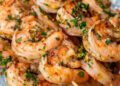 Espetadas de camarão na air fryer