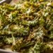 Chips de couve kale com parmesão
