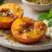 Pêssegos assados na air fryer com mel e pistácio: a sobremesa de verão em 20 minutos